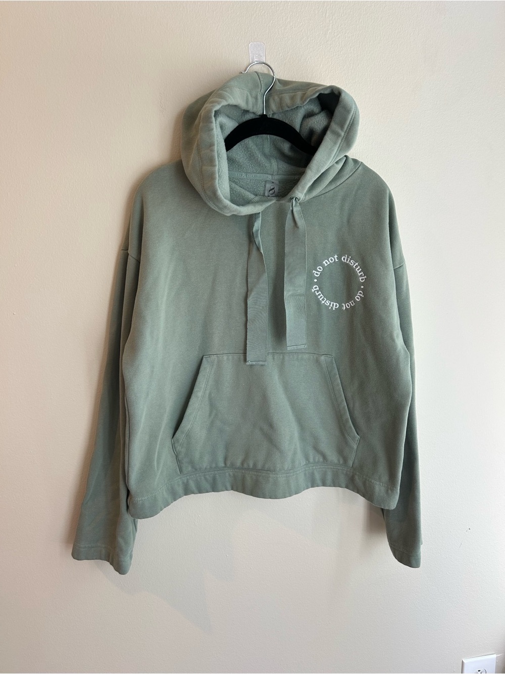 Lou & Grey Sage Green Pullover Hoodie & Shorts SET- S/M